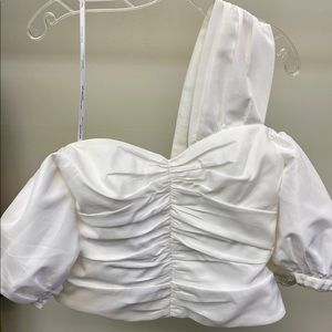 NWT Self portrait Ruched Top